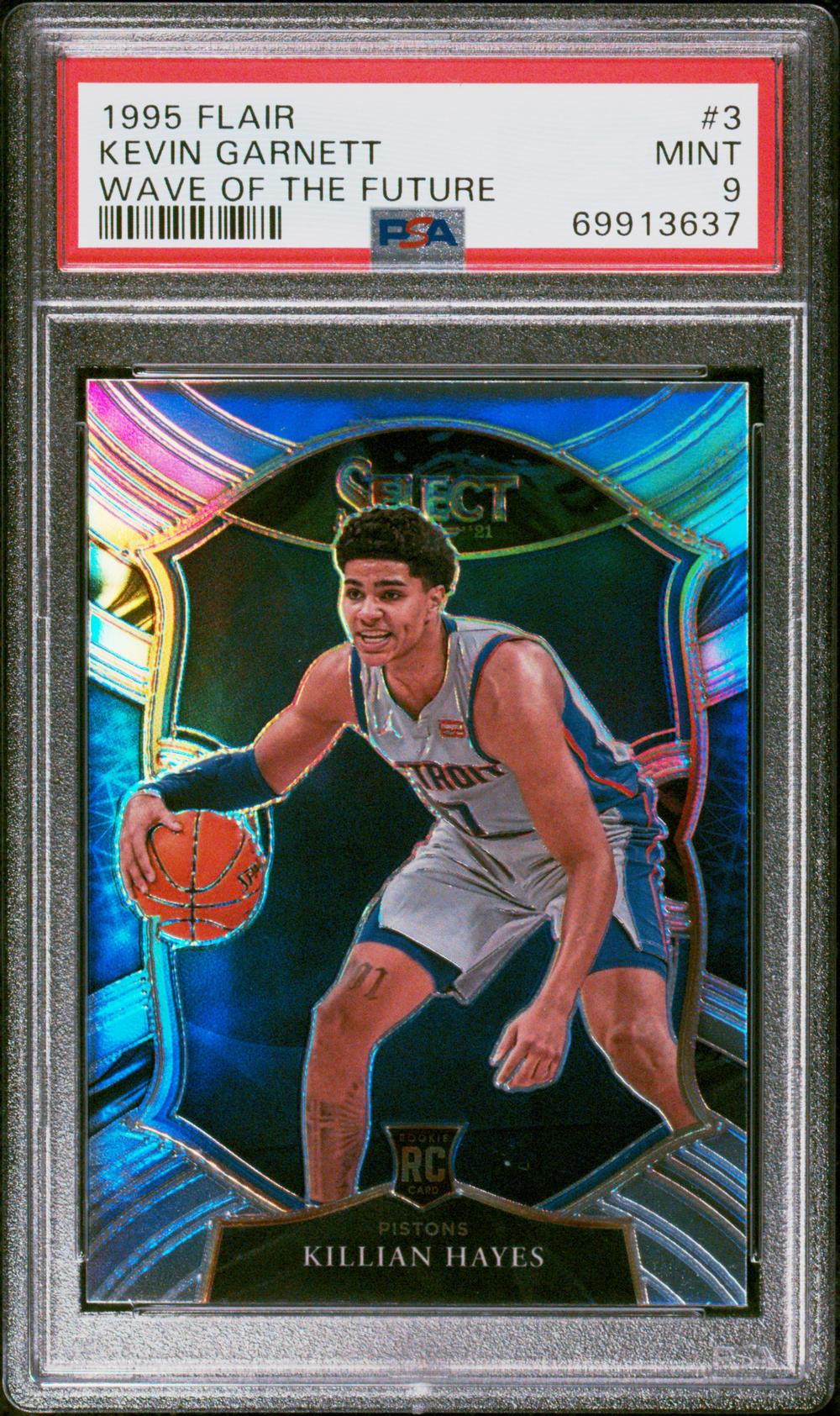 1995 Kevin Garnett - Basketball Flair Wave of the Future PSA 9 MINT